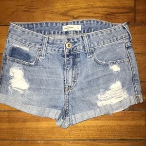 Abercrombie kids jean shorts